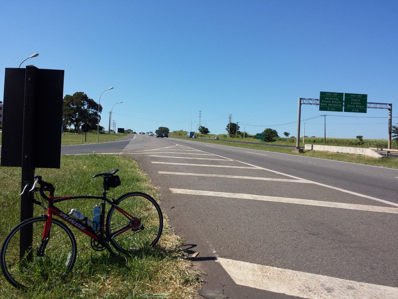 Pedalada Jaguariúna > Mogi Mirim e retorno.